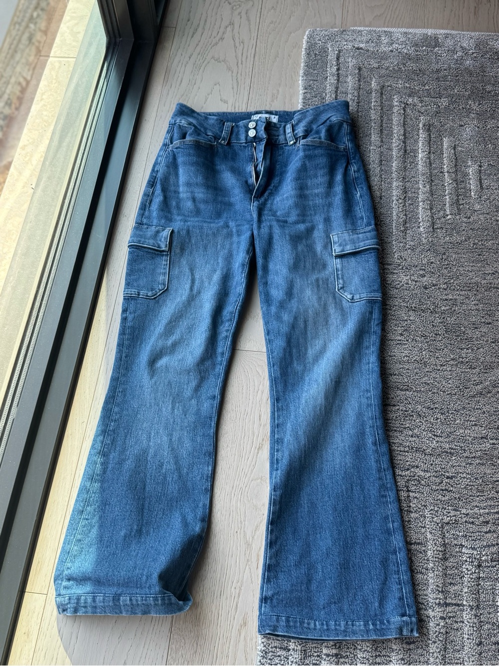 PAIGE Dion  Denim Cargo Flare Jeans